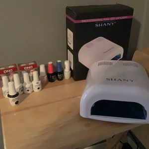 Shany professional nail gel UV lamp with colors